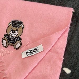 Moschino Bear Scarf (Pink)